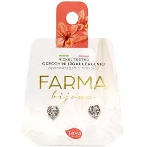 FARMA BIJOUX Cercei hipoalergenici Crystals Hearts cu cristale Swarovski® 5mm — preț și oferte