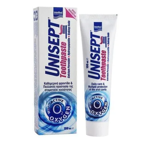 INTERMED Unisept Pastă de dinți Pastă de dinți cu oxigen activ pentru îngrijirea zilnică și protecția cavității bucale 100ml — preț și oferte