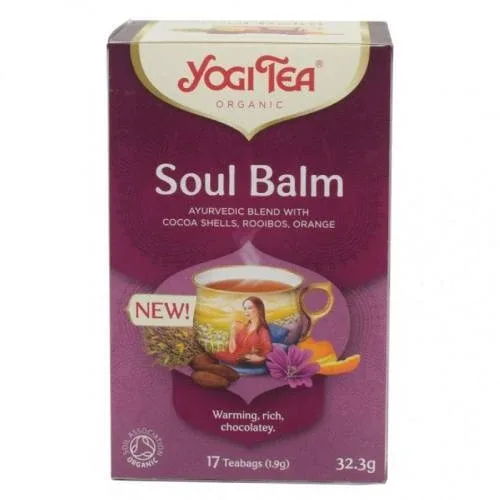 YOGI TEA Soul Balm Ceai organic pentru căldură și confort 17 pliculețe 30.6gr — preț și oferte