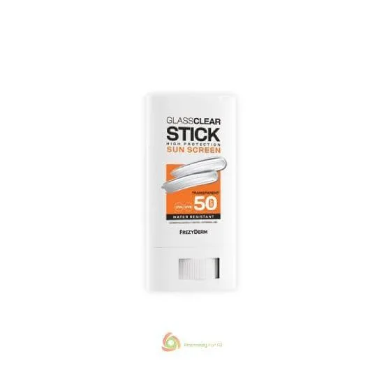 FREZYDERM Glassclear Stick SPF 50 - Stick de protecție solară transparent, ușor de simțit — preț și oferte