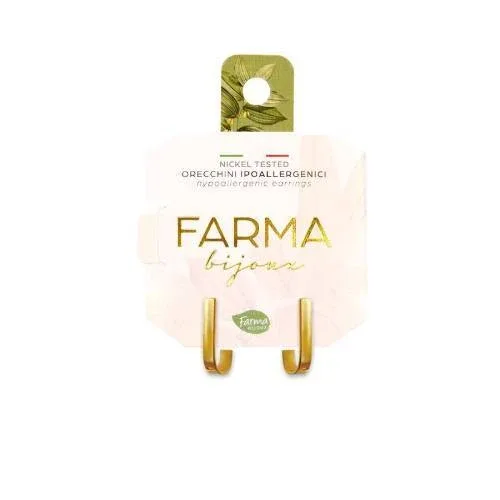 FARMA BIJOUX Hipoalergenic Cercei Pandantiv Placat cu aur lustruit 15,0mm (BECG880) — preț și oferte
