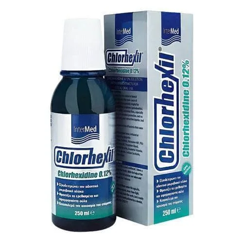 INTERMED Chlorhexil 0,12% Apă de gură pentru protecția multiplă a cavității bucale 250ml — preț și oferte