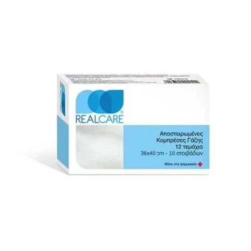 REAL CARE Comprese sterile de tifon 36x40cm 10 buc. — preț și oferte