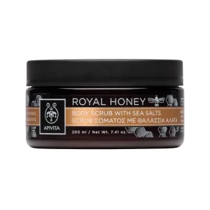 APIVITA Royal Honey Body Scrub cu săruri de mare 200ml