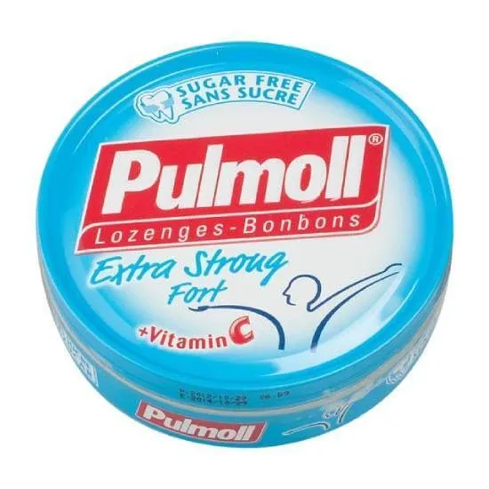 PULMOLL Extra Strong Fort Bomboane pentru tuse fără zahăr 50gr — preț și oferte