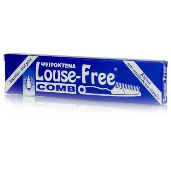 TECHNOFARM HELLAS Louse Free Comb Pieptene din oțel inoxidabil pentru îndepărtarea păduchilor 1 buc. — preț și oferte