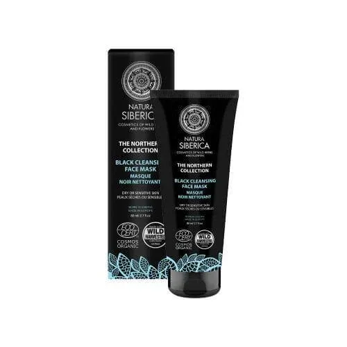 NATURA SIBERICA Northern Collection Black Cleansing Face Mask Black Cleansing Face Mask pentru o piele radiantă, potrivită pentru pielea uscată sau sensibilă, pentru toate vârstele 80ml — preț și oferte