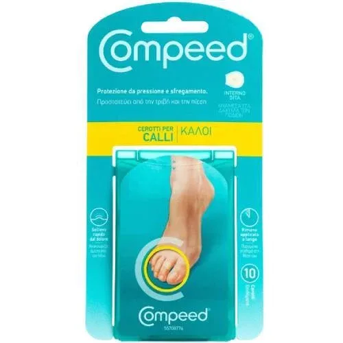 COMPEED Plăcuțe pentru calusuri pe degetele de la picioare 10 buc. — preț și oferte