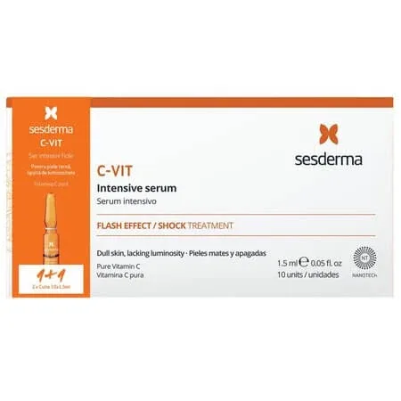 Pachet Ser intensiv de fata C-Vit, 2 x 10 fiole x 1.5 ml, Sesderma — preț și oferte