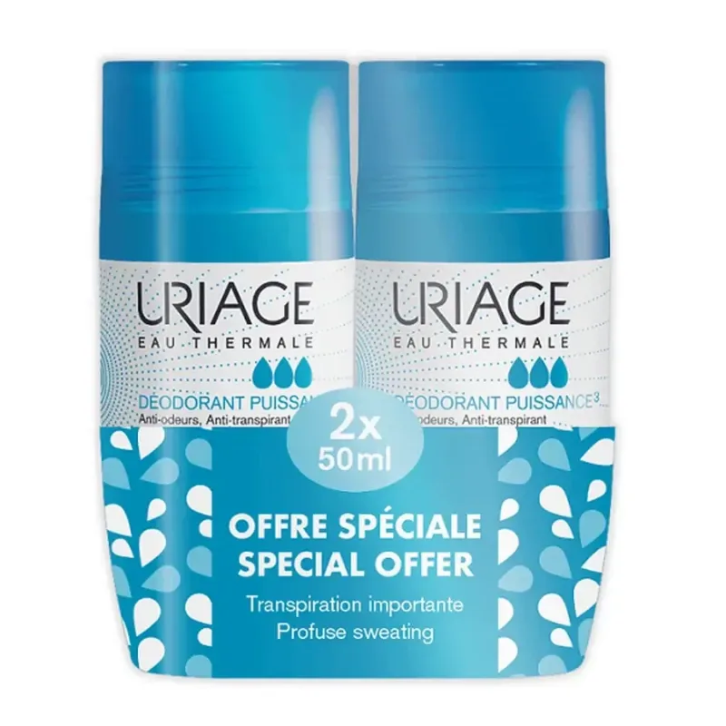 Uriage Promo Deo Roll -on anti-perspirant 24h 50ml*2 — preț și oferte