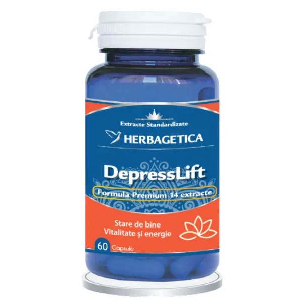 DepressLift, Herbagetica | 60 capsule — preț și oferte