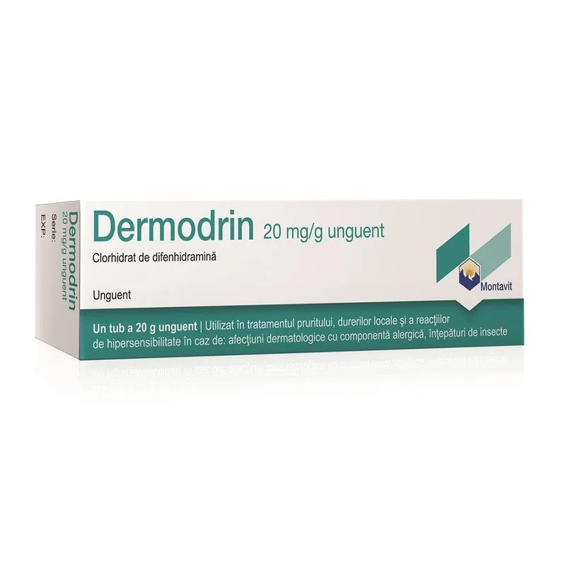 Dermodrin unguent, 20 mg/g, Montavit | 20 g PHARMAZEUTISHCE FABR — preț și oferte