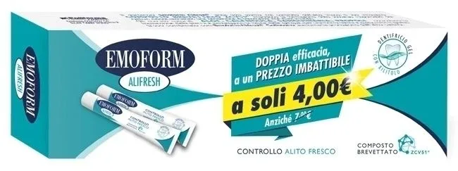 EMOFORM ALIFRESH 2 TUBURI PASTĂ DE DINȚI — preț și oferte