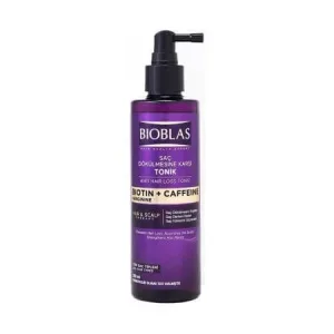 Tonic anticadere cu Biotina, Cafeina si Arginina Biotin + Caffeine, 200 ml, Bioblas