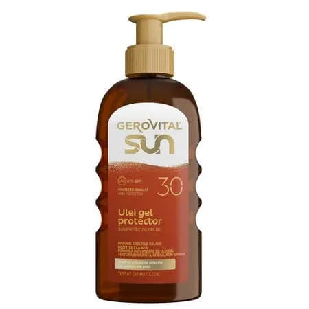 Ulei tip gel protector cu SPF 30 Sun, 150 ml, Gerovital — preț și oferte