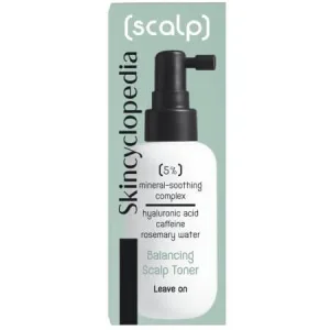 Toner pentru scalp cu acid hialuronic si cafeina Balancing Scalp Toner, 100 ml, Skincyclopedia
