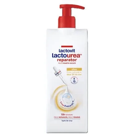 Lapte de corp reparator Oleo Lactourea, 400 ml, Lactovit — preț și oferte