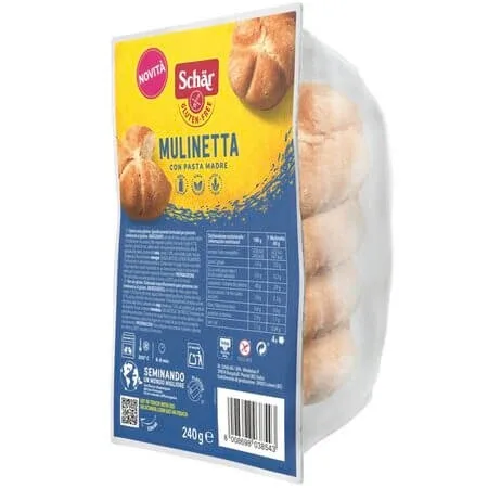 Chifle fara gluten cu maia Mulinetta, 240 g, Schar — preț și oferte