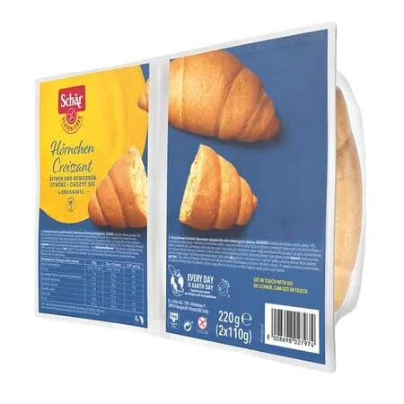 Croissant fara gluten, 220 g, Schar — preț și oferte