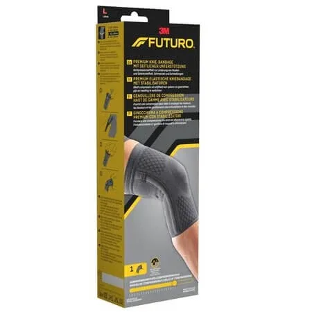 Genunchiera de compresie Premium cu stabilizator dual, Marimea XL, 1 bucata, Futuro — preț și oferte