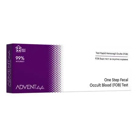 Test hemoragii oculte (FOB), 1 bucata, Advent Life — preț și oferte