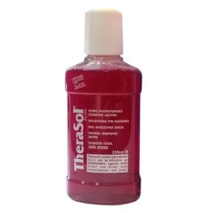 THERASOL Solution Plus Red Apă de gură antimicrobiană cu aromă de cireșe 250ml