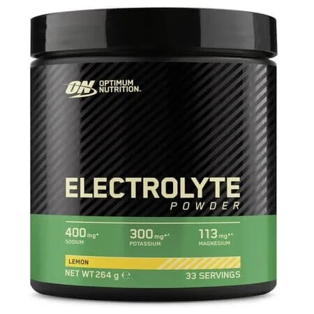Electroliti cu aroma de lamaie, 264 g, Optimum Nutrition — preț și oferte