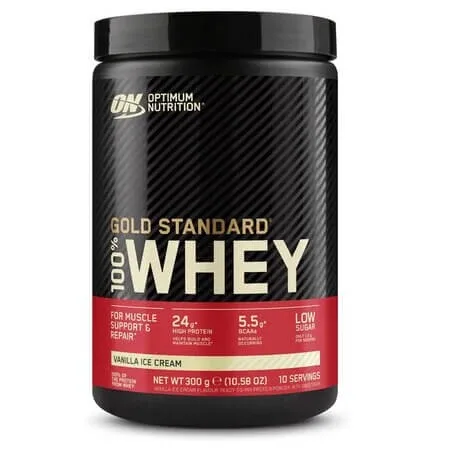 Pudra proteica din zer cu aroma de vanilie Whey Gold Standard, 310 g, Optimum Nutrition — preț și oferte