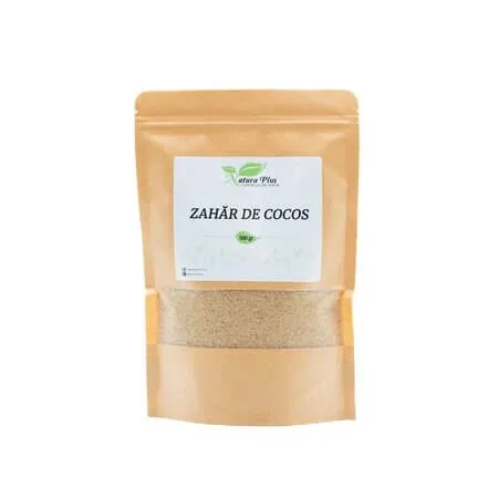 Zahar de cocos, 500 g, Natura Plus — preț și oferte