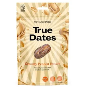 Curmale cu aroma Creamy Peanut Butter, 100 g, True Dates