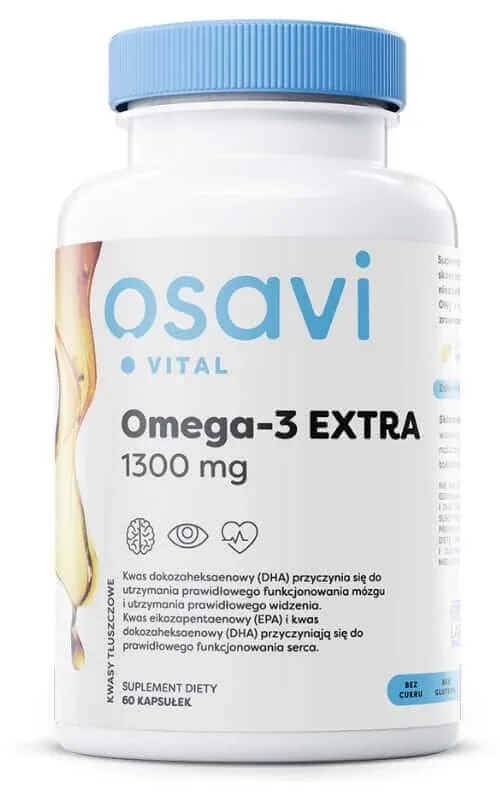 Osavi Omega-3 EXTRA, 1300 mg lemon 60 capsule — preț și oferte