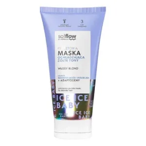 so!flow by Vis Plantis Mască violet pentru a răci tonurile galbene pentru părul blond, 200ml