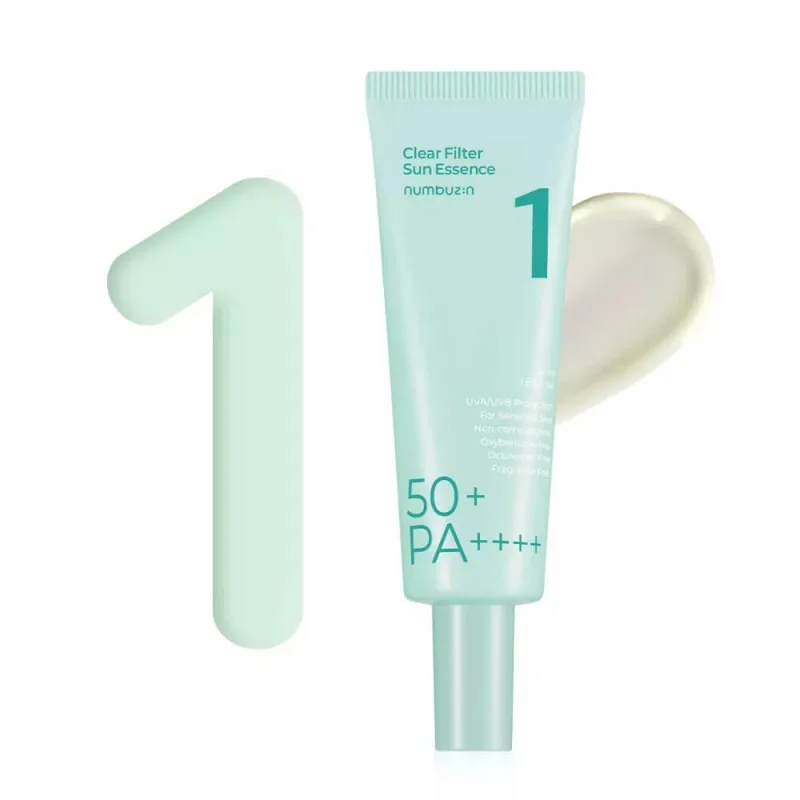 Numbuzin - No.1 Clear Filter Sun Essence SPF 50+ PA ++++ - 50ml — preț și oferte