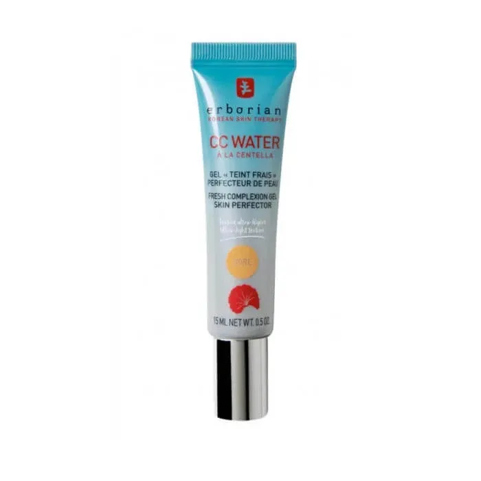 Erborian Water A La Centella CC Dore Light Day Face Gel cu acid hialuronic și Centella Asiatica 15ml — preț și oferte