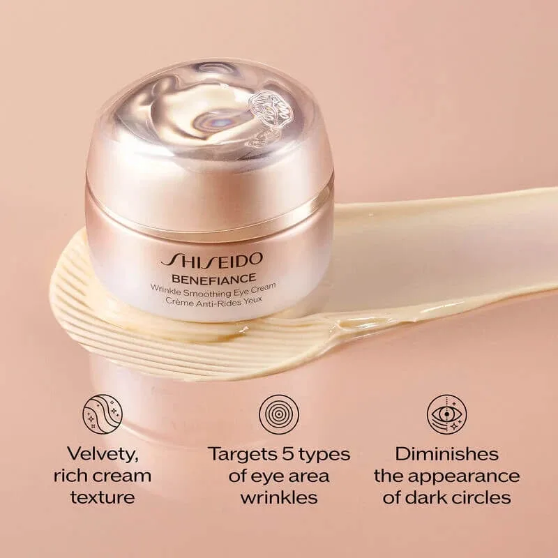 Shiseido Benefiance Wrinkle Smoothing Eye Cream 15ml — preț și oferte