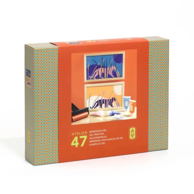 Atelier creativ 47 pentru adulti Imprimare pe gel, Djeco — preț și oferte