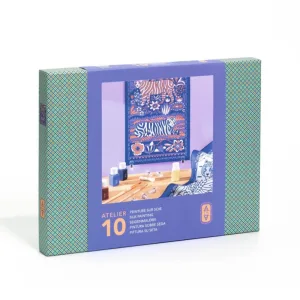 Atelier creativ 10 pentru adulti Pictura pe matase, Djeco
