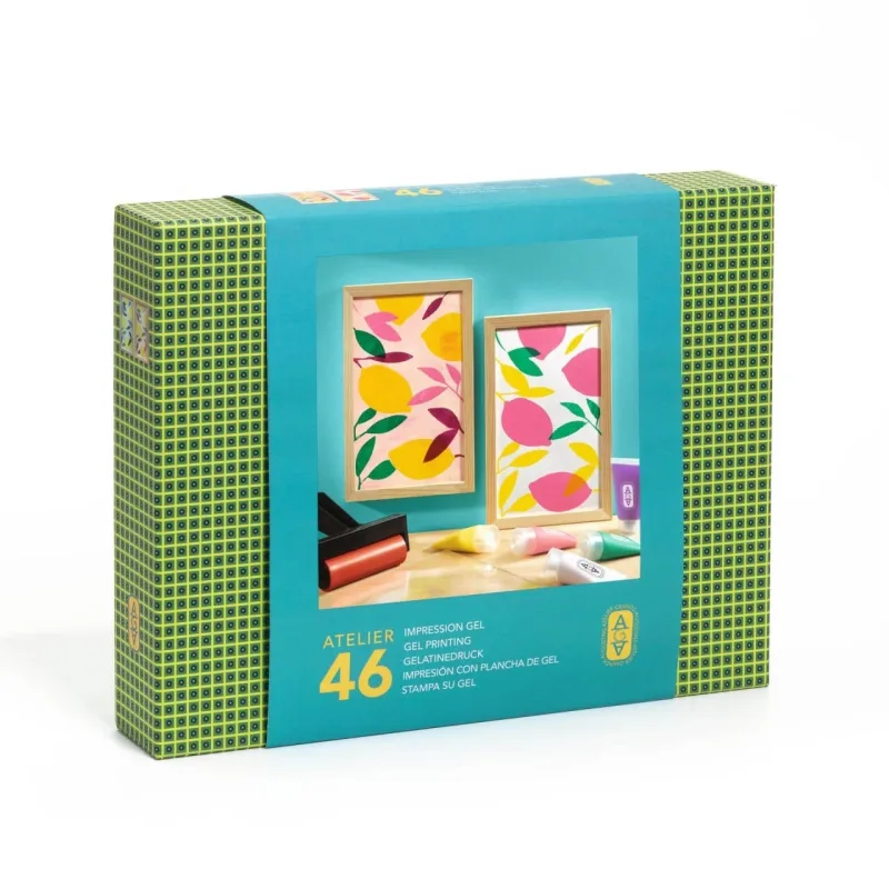 Atelier creativ 46 pentru adulti Imprimare pe gel, Djeco — preț și oferte
