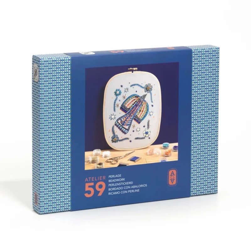 Atelier creativ 59 pentru adulti Broderie cu margele, Djeco — preț și oferte