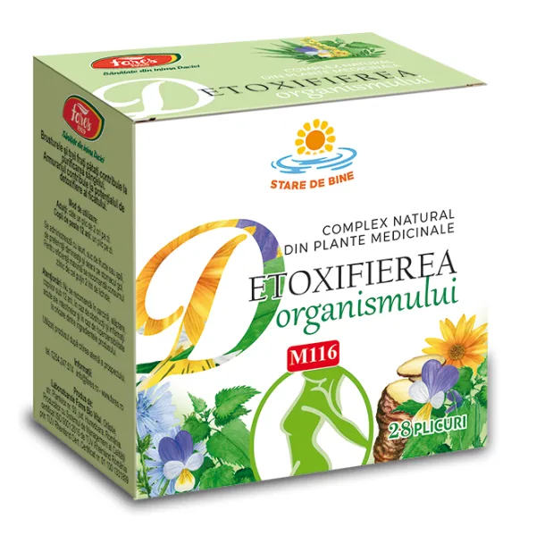 Detoxifierea organismului, M116, Fares | 28 plicuri — preț și oferte