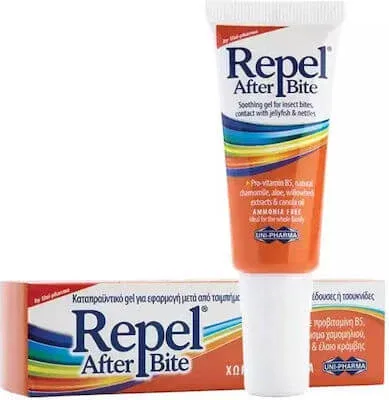 UNI-FARMA Repel After Bite - Gel calmant, fără amoniac, pentru ameliorarea mușcăturilor 20ml — preț și oferte