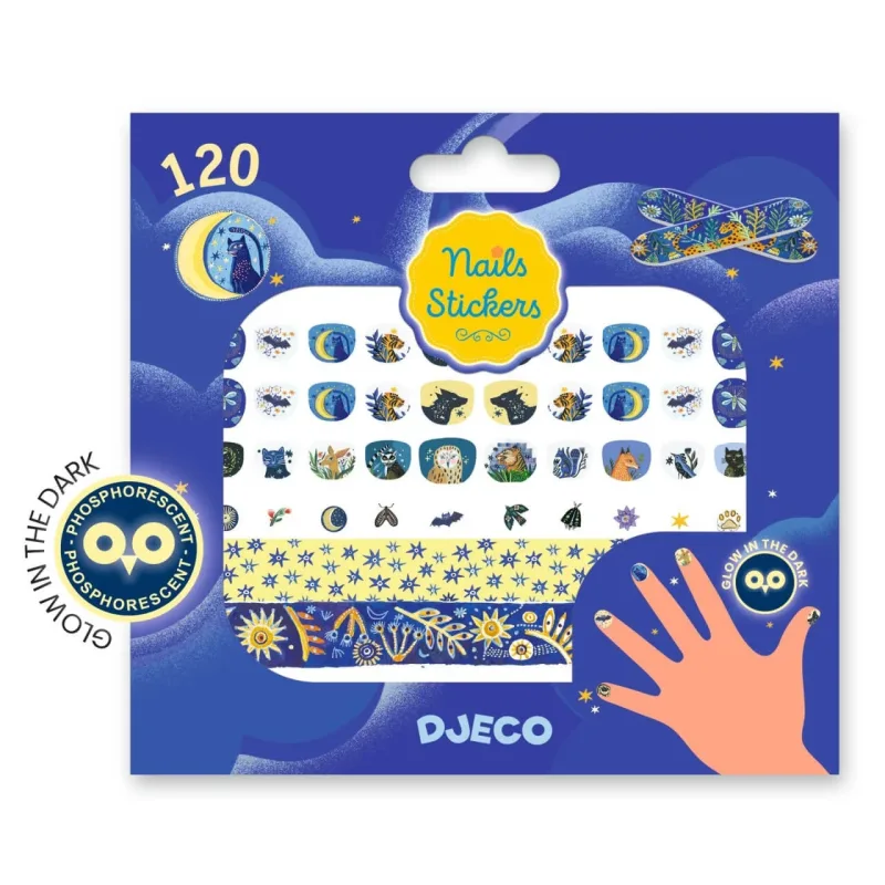 Stickere pentru unghii model Reflectia lunii, Djeco — preț și oferte