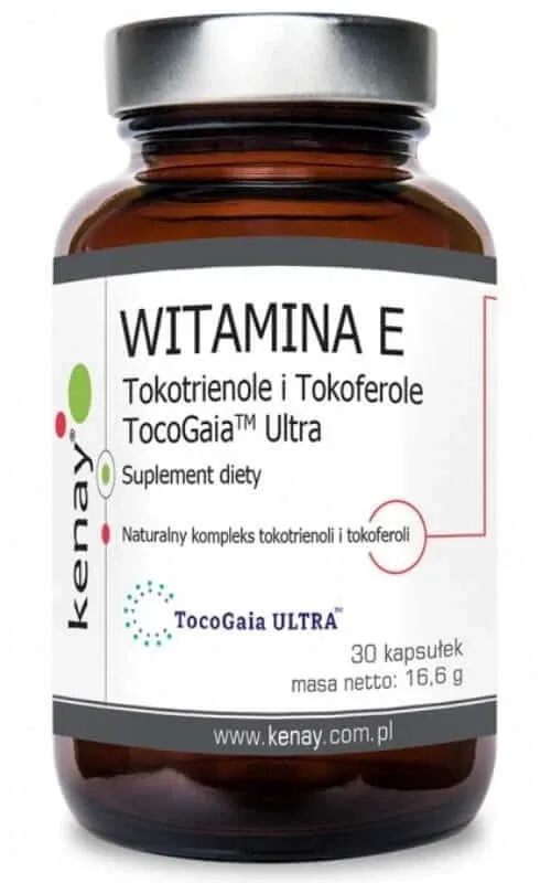 Vitamina E Tocotrienoli și tocoferoli TocoGaia 30 capsule Kenay — preț și oferte