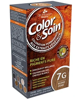 Color & Soin vopsea de păr (blond auriu) 7G 135ml — preț și oferte