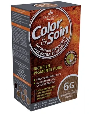 Color & Soin vopsea de păr (blond auriu închis) 6G 135ml — preț și oferte