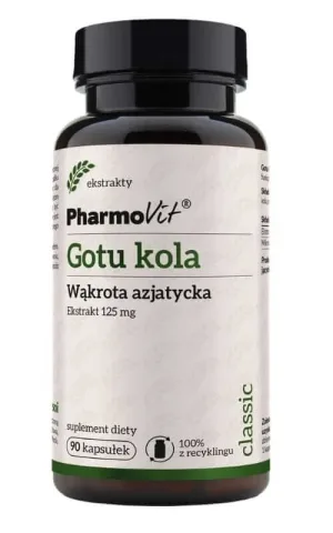 Gotu kola extract 4:1, 125 mg (90 capsule) Pharmovit Classic