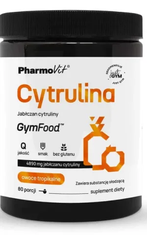 Citrulină Citrulină malat (fructe tropicale) 400 g GymFood Pharmovit