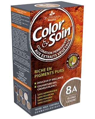 Color & Soin vopsea de păr (blond cenușă) 8A 135ml — preț și oferte
