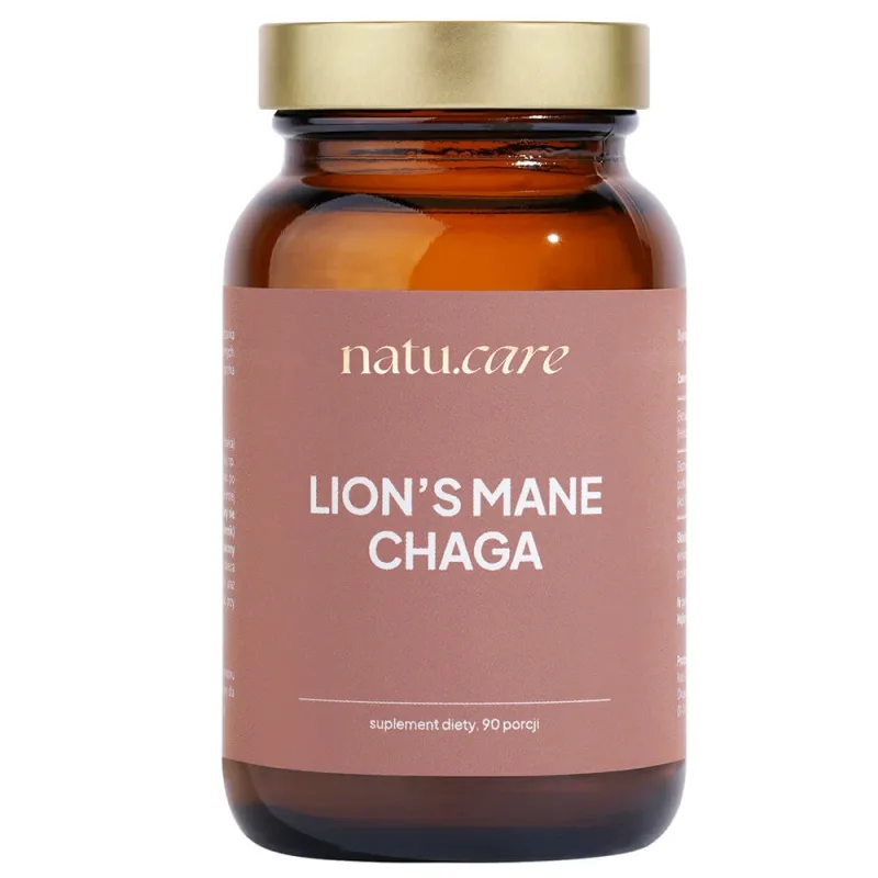 Natu.Care Lion's Mane&Chaga, coneflower și spinneret subcortical, pulbere, 45 g — preț și oferte