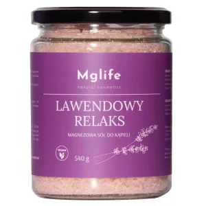 Mglife Lavanda Relaxare Magnesiu sare de baie, 540 g